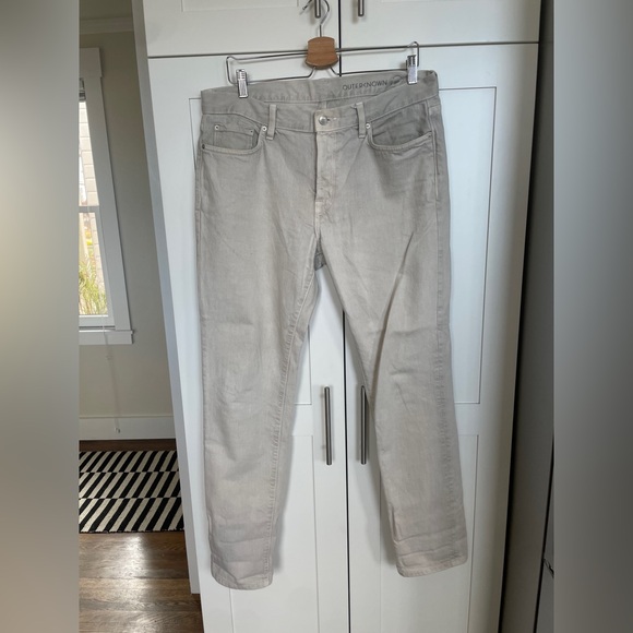 Outerknown Light Gray Wash Jeans - Picture 1 of 5